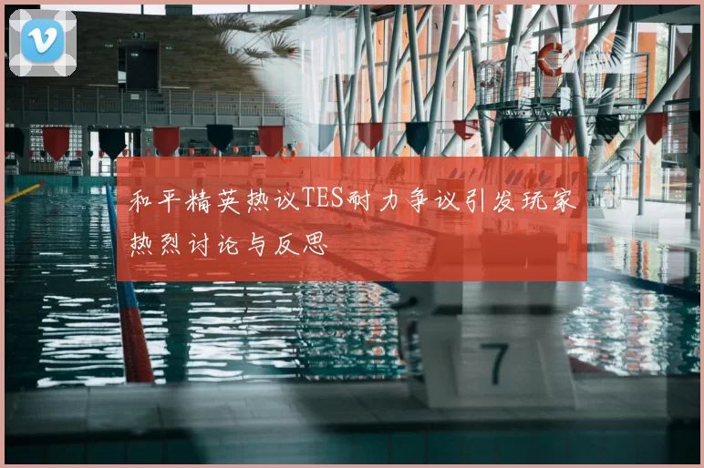 和平精英热议TES耐力争议引发玩家热烈讨论与反思